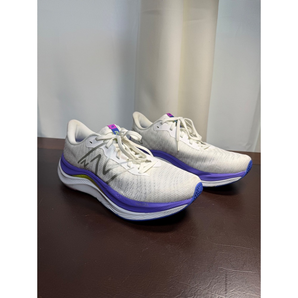 New Balance FuelCell Propel v4 Womens Running Shoes White Purple WFCPRW4